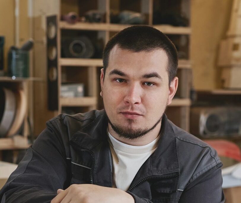 Portrait Of Factory Worker